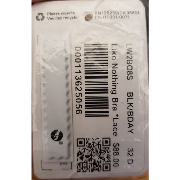 Lululemon Black Beige Like Nothing Lace Bra 32D - Picture 8 of 11